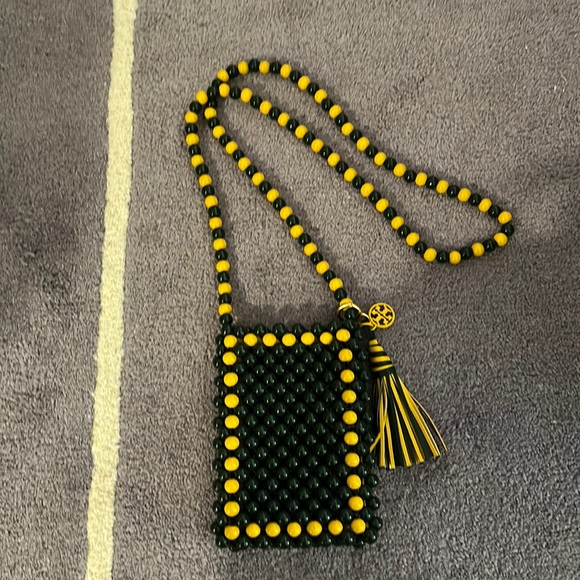 Tory Burch Handbags - Tory Burch Beaded Phone Crossbody